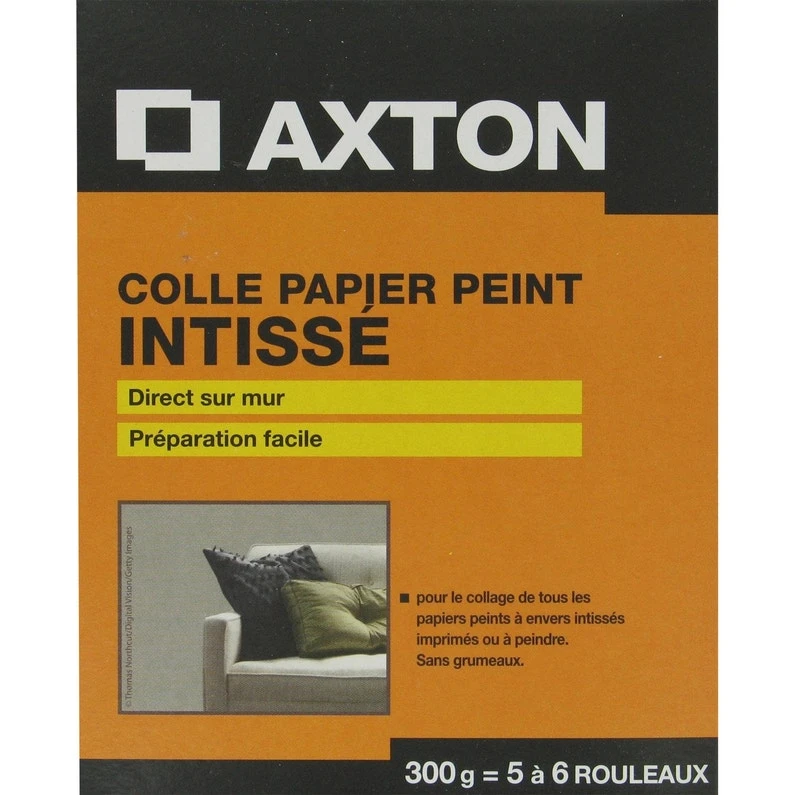 Colle Papier Peint Intissé AXTON, 0.3 Kg 1 Colle Papier Peint Intissé AXTON, 0.3 Kg