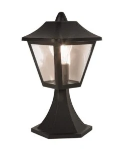 Borne Extérieure E27 Noir Endura Classic Tradition H.33 Cm Ledvanc