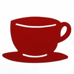 Embrasse Aimantée Aimant Tasse Rouge, Rouge