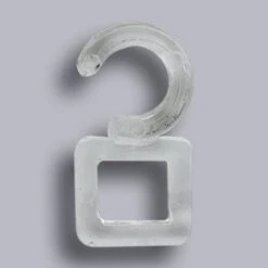 Crochet Tringle à Rideau Chic 35 Mm Plastique Transparent INSPIRE