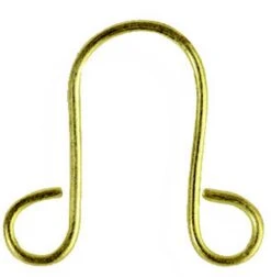 Crochet Tringle à Rideau Chic Laiton Doré INSPIRE