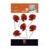 Sticker Mini Coquelicots 10.6 Cm X 16.8 Cm