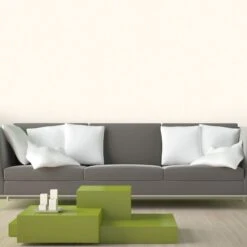 Papier Peint Vinyle Béton Mat Blanc Ivoire