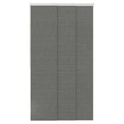 Panneau Japonais Screen Effect, Gris Anthracite, H.250 X L.50 Cm