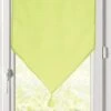Vitrage, Monna Vert Anis L.60 X H.120 Cm