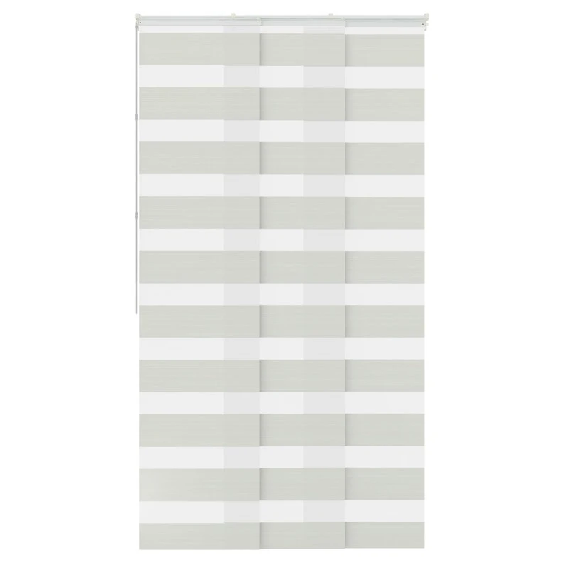 Panneau Japonais Lurex, Blanc, H.250 X L.50 Cm 1 Panneau Japonais Lurex, Blanc, H.250 X L.50 Cm