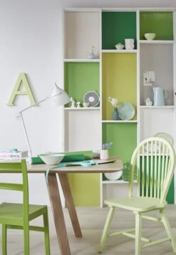 Revêtement Adhésif Uni Laqué, Vert, 2 M X 0.45 M