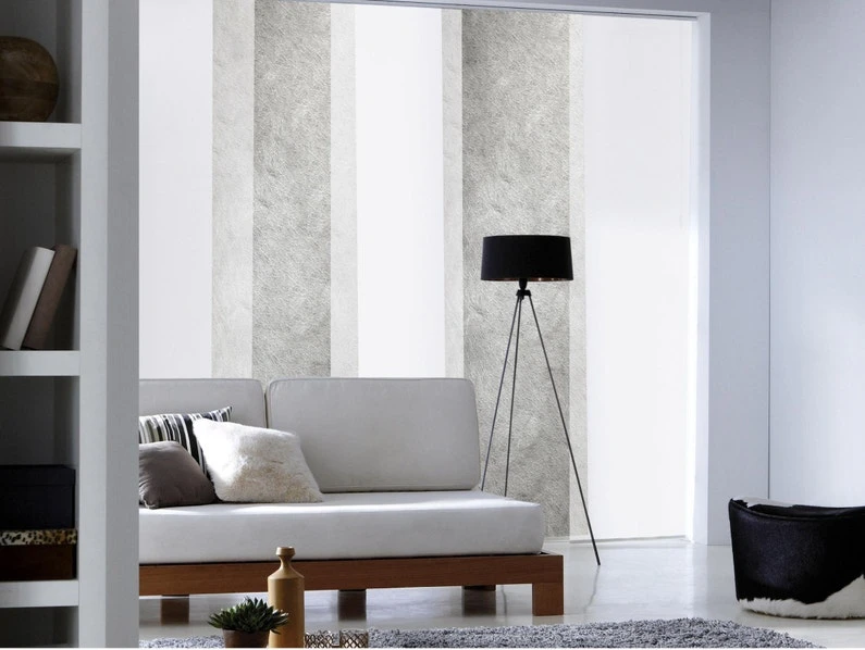 Panneau Japonais Frost, Blanc, H.250 X L.50 Cm 1 Panneau Japonais Frost, Blanc, H.250 X L.50 Cm