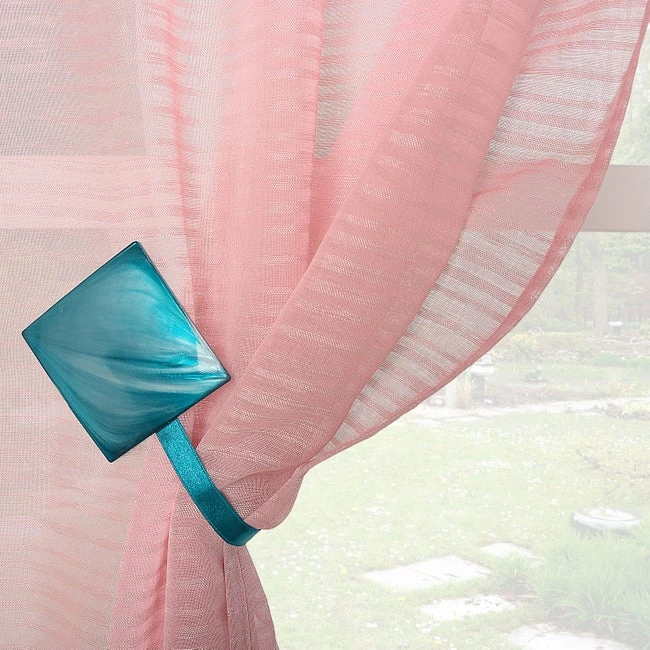 Embrasse Aimantée Carré, Bleu 1 Embrasse Aimantée Carré, Bleu