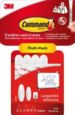 Languette De Fixation Command, Blanc