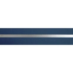 Galon, Vinyle Expansé Adhésive Liseret Argent, L.4 Cm X L.10 M, Bleu