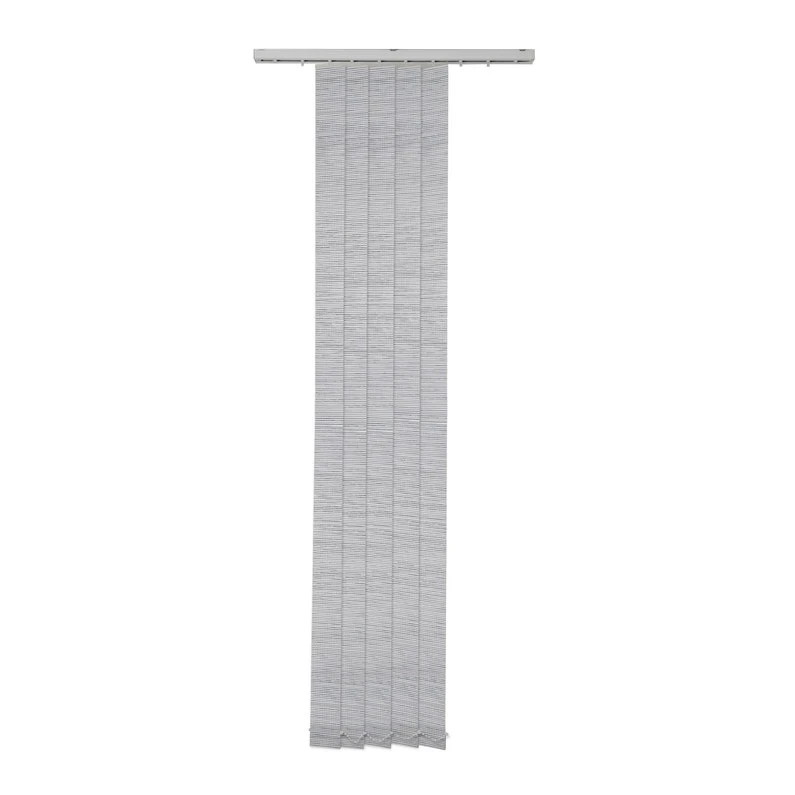 5 Lamelles Verticales Orientables Juno, Gris Clair, L.40 X H.260 Cm 1 5 Lamelles Verticales Orientables Juno, Gris Clair, L.40 X H.260 Cm
