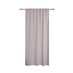 Rideau Obscurcissant Gris Beige L.140 X H.260 Cm