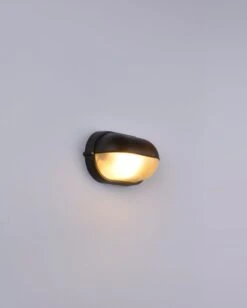 Applique Extérieure E27 Max 60W Noir Pacific Hublot LITTLE GARDEN