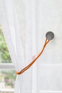 Cordon Viscose Pour Voilage Dia. 6mm, Orange