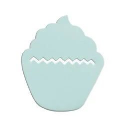 Embrasse Aimantée Cupcake, Bleu