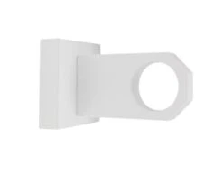 Lot De 2 Supports Sans Re-perçage Mur Percé, D35 Mm Blanc Satiné IB+