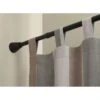 Tringle à Rideau City Noir Mat De 86 à 143 Cm IB+