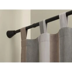 Tringle à Rideau City Noir Mat De 86 à 143 Cm IB+