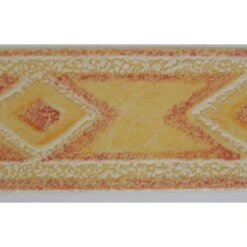 Galon, Vinyle Adhésive Losange, L.3.5 Cm X L.10 M, Orange