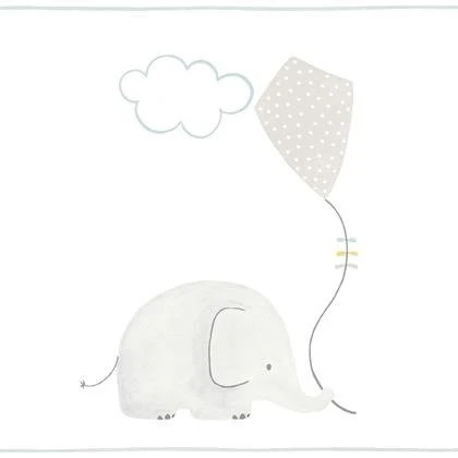 Frise Intissé My Little World éléphant, L.5 Cm X L.5 M, Bleu 1 Frise Intissé My Little World éléphant, L.5 Cm X L.5 M, Bleu