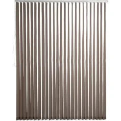 Kit Rail + Lamelles Verticales Orientables Brun Taupe N°3 INSPIRE, 200 X 260 Cm