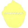 Embrasse Aimantée Aimant Métal Cupcake, Jaune