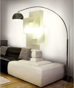 Papier Peint Intissé Origami Blanc