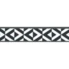Galon, Vinyle Expansé Adhésive Bk Géo, L.3.5 Cm X L.10 M, Noir