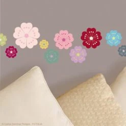 Sticker Flower Power 15 Cm X 23.5 Cm