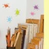 Sticker Taches De Peinture 15 Cm X 23.5 Cm
