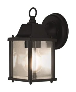 Applique Extérieure Endura Classic Lanterne Carrée Alu Noir