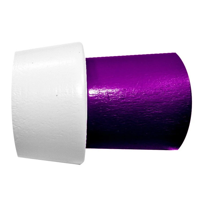 Embout INSPIRE, Violet Brut, Pour Tringle à Rideau Diam.28 Mm 1 Embout INSPIRE, Violet Brut, Pour Tringle à Rideau Diam.28 Mm