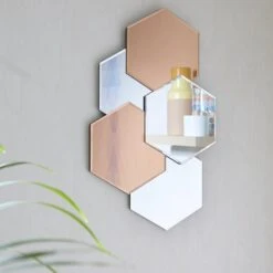 Miroir Design Hexa Bicolor, Miroir