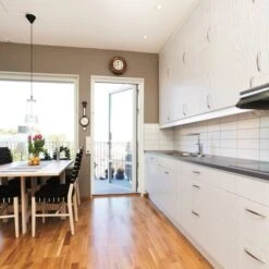 Revêtement Adhésif Bois, Blanc, 2 M X 0.45 M