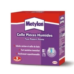 Colle Tous Papiers Peints Spécial Pièces Humides METYLAN, 0.3 Kg