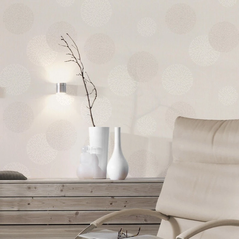 Papier Peint Expansé Intissé Spot Bulles Blanc 1 Papier Peint Expansé Intissé Spot Bulles Blanc