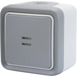 Interrupteur Va-et-vient étanche à Voyant, Témoin Plexo, LEGRAND