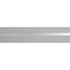 Galon, Vinyle Expansé Adhésive Liseret Argent, L.4 Cm X L.10 M