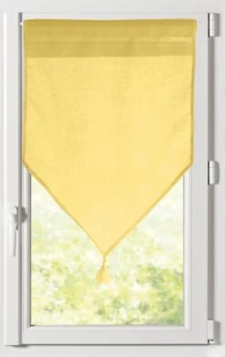 Vitrage, Monna Jaune L.60 X H.120 Cm