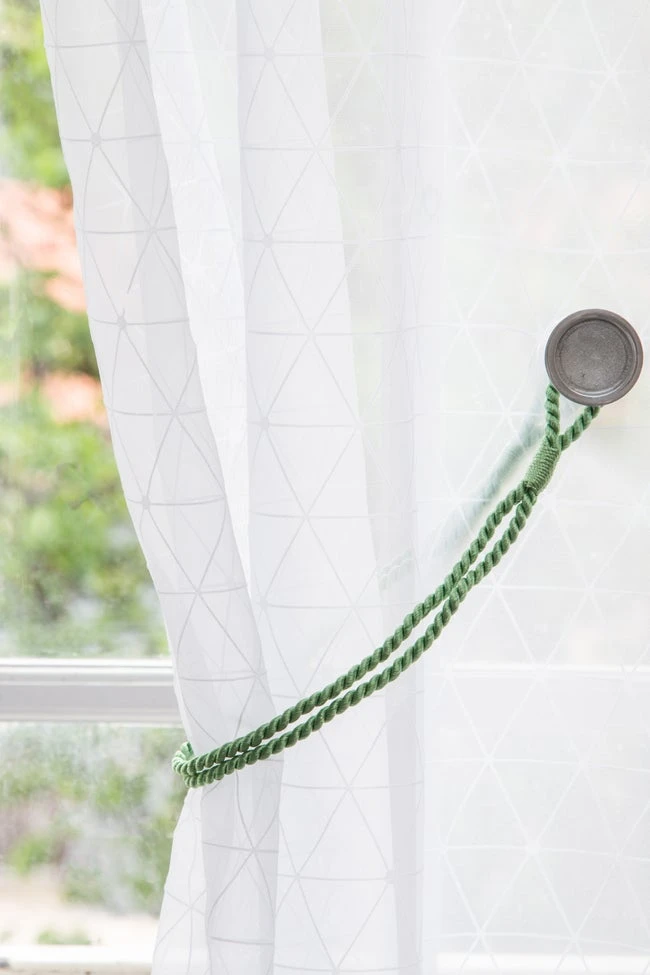 Cordon Viscose Pour Voilage Dia. 6mm, Vert 1 Cordon Viscose Pour Voilage Dia. 6mm, Vert