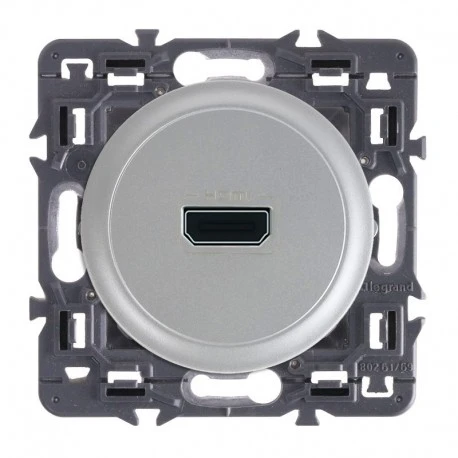 Legrand Céliane – Prise Céliane HDMI Pré Connectorisée – Ensemble Titane à Composer 1 Legrand Céliane – Prise Céliane HDMI Pré Connectorisée – Ensemble Titane à Composer