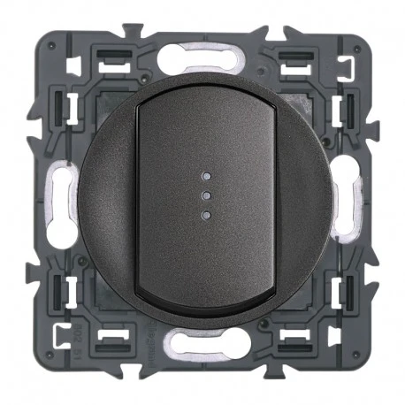 Legrand Céliane – Va Et Vient Simple à Témoin 10A – Ensemble Graphite à Griffes – à Composer 1 Legrand Céliane – Va Et Vient Simple à Témoin 10A – Ensemble Graphite à Griffes – à Composer