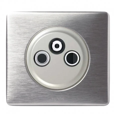 Legrand Céliane – Prise TV-FM-SAT – Ensemble Aluminium Complet 1 Legrand Céliane – Prise TV-FM-SAT – Ensemble Aluminium Complet