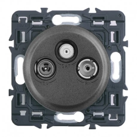 Legrand Céliane – Prise TV-FM-SAT – Ensemble Graphite à Griffes 1 Legrand Céliane – Prise TV-FM-SAT – Ensemble Graphite à Griffes