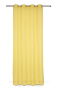 Voilage Tamisant, Kali Jaune Yuzu L.135 X H.240 Cm