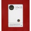 Cadre Laqué, 10 X 15 Cm, Rouge