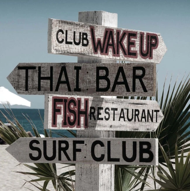 Affiche Plage L.14 X H.14 Cm 1 Affiche Plage L.14 X H.14 Cm