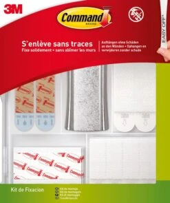Languette De Fixation Résistant à L’eau Command COMMAND, Blanc