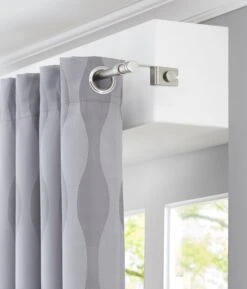 Rideau Tamisant, Wellen, Gris, L.140 X H.260 Cm INSPIRE